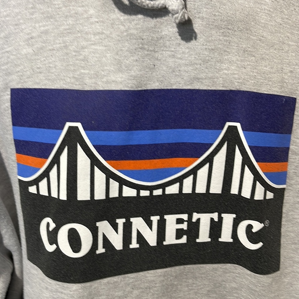 Light Heather Gray Connetic Pullover With Drawstr… - image 2